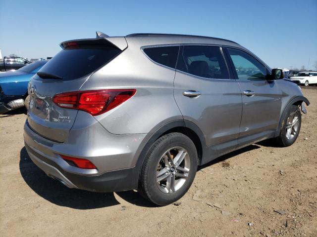 5XYZUDLB6JG550122 - 2018 HYUNDAI SANTA FE GRAY photo 3