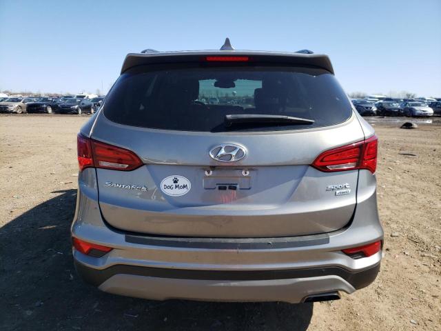 5XYZUDLB6JG550122 - 2018 HYUNDAI SANTA FE GRAY photo 6