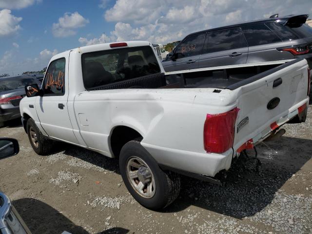 1FTYR10D98PA06285 - 2008 FORD RANGER WHITE photo 2