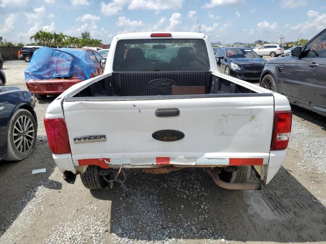 1FTYR10D98PA06285 - 2008 FORD RANGER WHITE photo 6