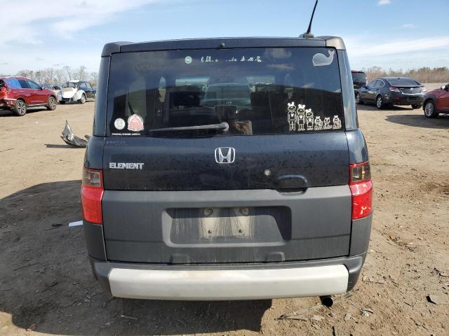 5J6YH28685L020237 - 2005 HONDA ELEMENT EX BLACK photo 6