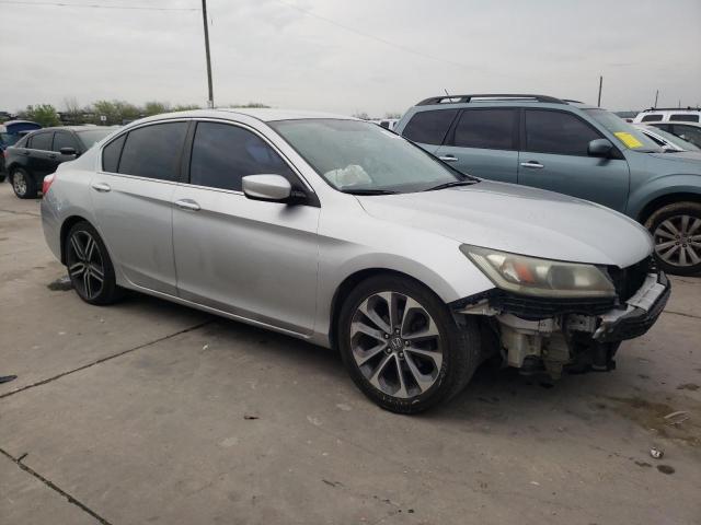 1HGCR2F55EA068007 - 2014 HONDA ACCORD SPORT SILVER photo 4