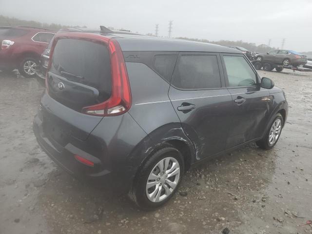 KNDJ23AUXL7004070 - 2020 KIA SOUL LX GRAY photo 3