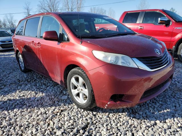 5TDKK3DCXBS023844 - 2011 TOYOTA SIENNA LE BURGUNDY photo 4