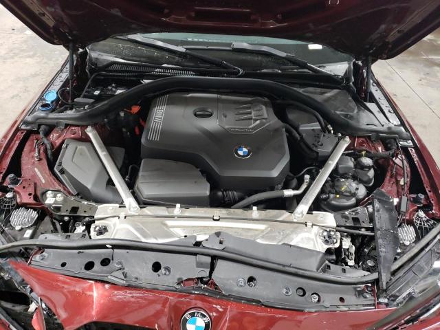 WBA73AV00PFP24134 - 2023 BMW 430XI GRAN COUPE BURGUNDY photo 11