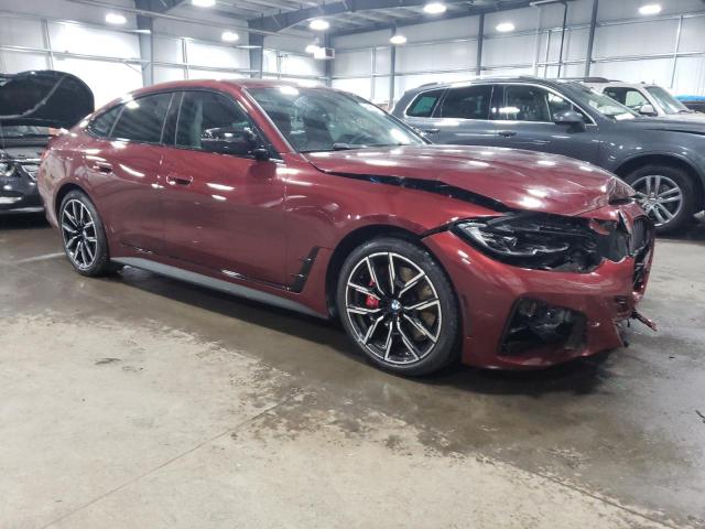 WBA73AV00PFP24134 - 2023 BMW 430XI GRAN COUPE BURGUNDY photo 4