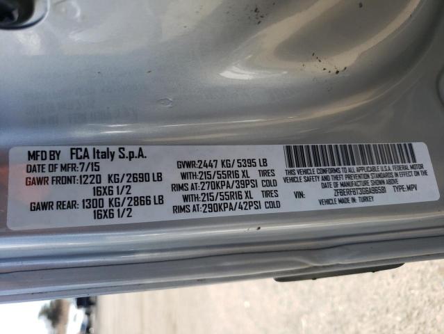 ZFBERFBT3G6A96581 - 2016 RAM PROMASTER SLT Argent photo 13