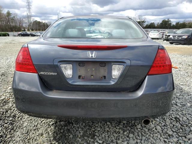 1HGCM56487A119543 - 2007 HONDA ACCORD LX GRAY photo 6