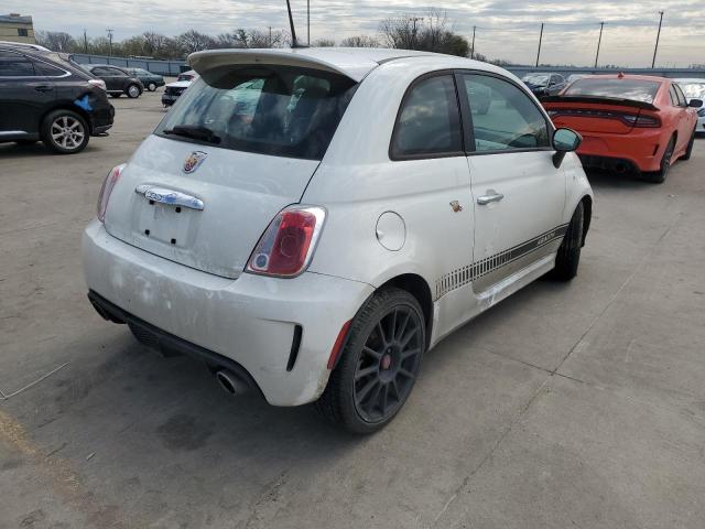 3C3CFFFH6CT365595 - 2012 FIAT 500 ABARTH WHITE photo 3