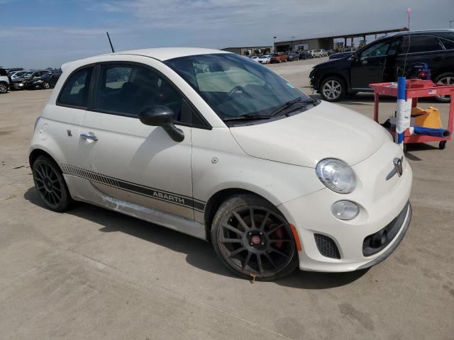 3C3CFFFH6CT365595 - 2012 FIAT 500 ABARTH WHITE photo 4