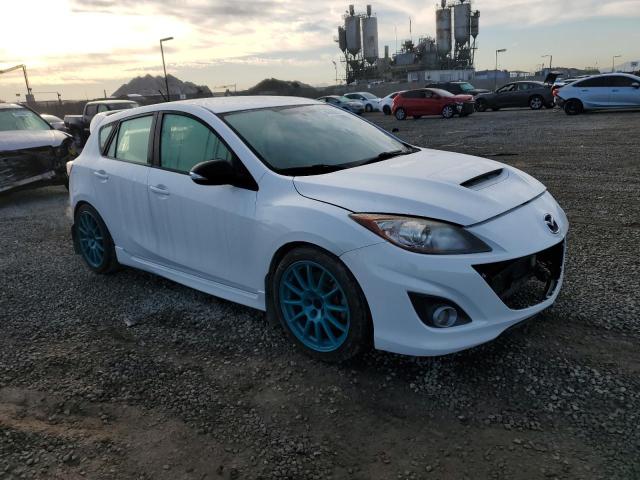 JM1BL1L44D1734886 - 2013 MAZDA SPEED 3 WHITE photo 4