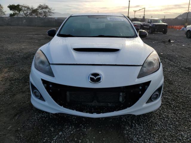 JM1BL1L44D1734886 - 2013 MAZDA SPEED 3 WHITE photo 5