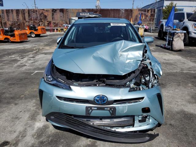 JTDKARFU8L3118823 - 2020 TOYOTA PRIUS L TURQUOISE photo 5