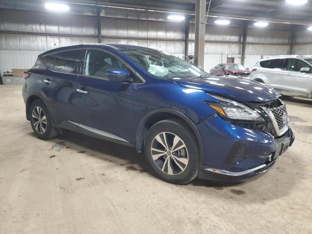 5N1AZ2AS3LN134882 - 2020 NISSAN MURANO S BLUE photo 4