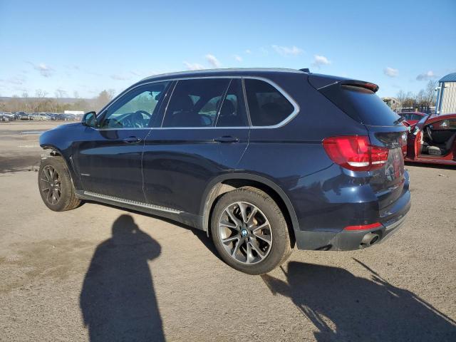 5UXKR0C34H0V74342 - 2017 BMW X5 XDRIVE35I BLUE photo 2