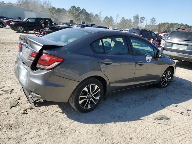 2HGFB2F99DH515717 - 2013 HONDA CIVIC EXL GRAY photo 3