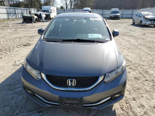 2HGFB2F99DH515717 - 2013 HONDA CIVIC EXL ნაცრისფერი ფოტო 5