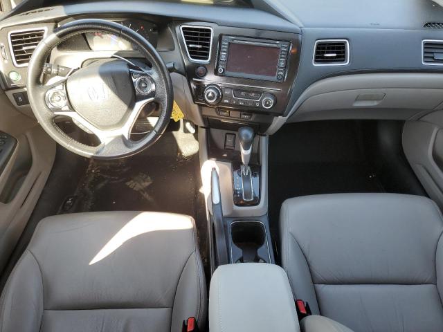 2HGFB2F99DH515717 - 2013 HONDA CIVIC EXL ნაცრისფერი ფოტო 8