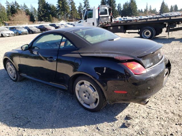 JTHFN48Y450071480 - 2005 LEXUS SC 430 BLACK photo 2