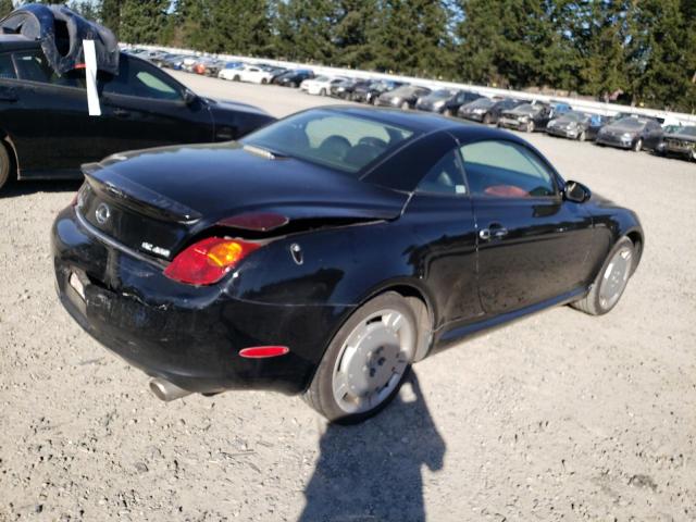 JTHFN48Y450071480 - 2005 LEXUS SC 430 BLACK photo 3