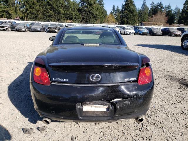 JTHFN48Y450071480 - 2005 LEXUS SC 430 BLACK photo 6