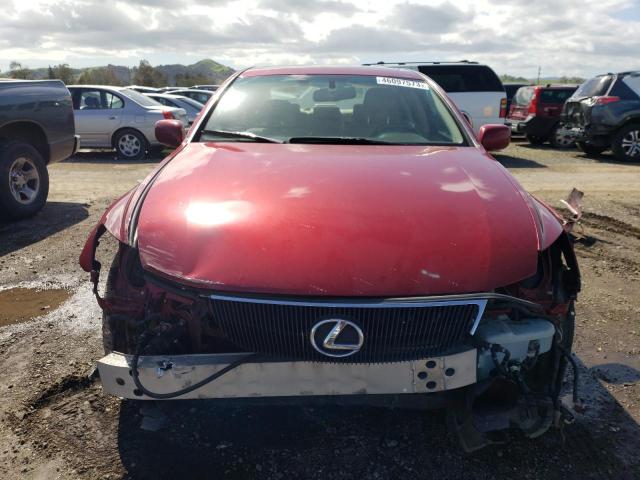 JTHBN96SX65010665 - 2006 LEXUS GS 430 RED photo 5