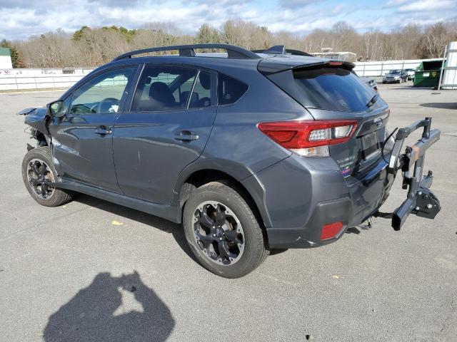 JF2GTAEC7MH390232 - 2021 SUBARU CROSSTREK PREMIUM GRAY photo 2