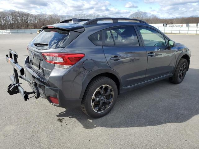 JF2GTAEC7MH390232 - 2021 SUBARU CROSSTREK PREMIUM GRAY photo 3