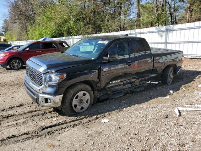 5TFRY5F1XMX277166 - 2021 TOYOTA TUNDRA DOUBLE CAB SR/SR5 BLACK photo 1