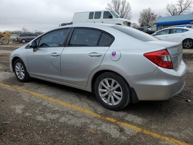 2HGFB2F87CH313058 - 2012 HONDA CIVIC EX SILVER photo 2