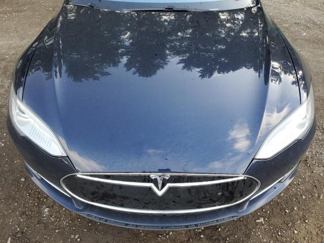 5YJSA1CP2DFP11694 - 2013 TESLA MODEL S BLUE photo 11