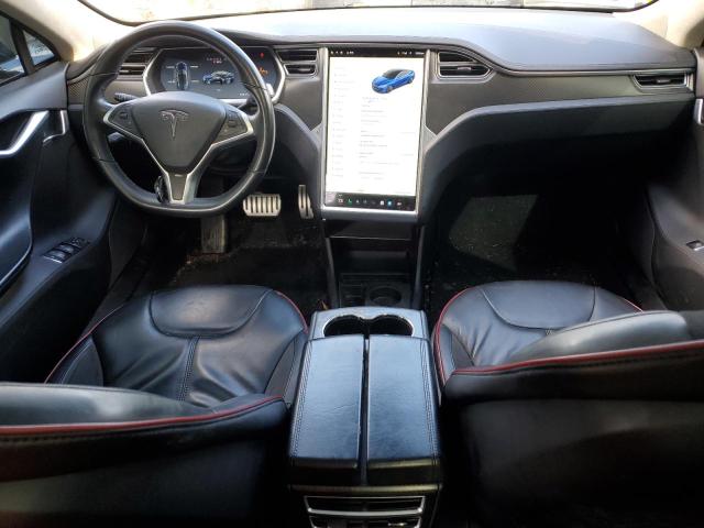 5YJSA1CP2DFP11694 - 2013 TESLA MODEL S BLUE photo 8