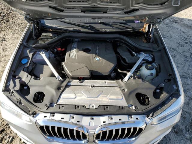 5UXTR9C57KLD95005 - 2019 BMW X3 XDRIVE30I SILVER photo 12