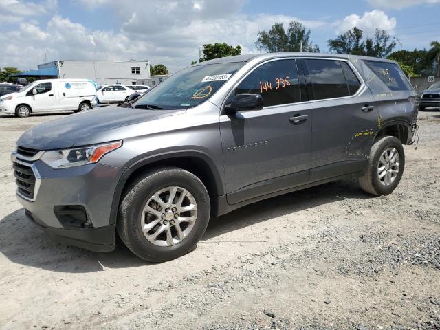 1GNERFKW2LJ153887 - 2020 CHEVROLET TRAVERSE LS GRAY photo 1