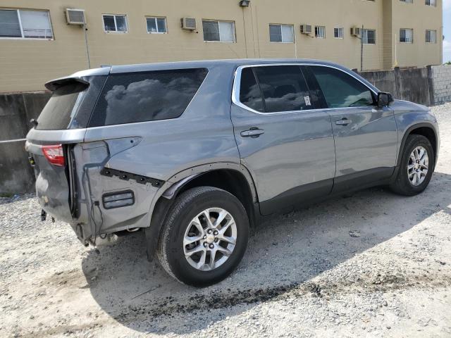 1GNERFKW2LJ153887 - 2020 CHEVROLET TRAVERSE LS GRAY photo 3