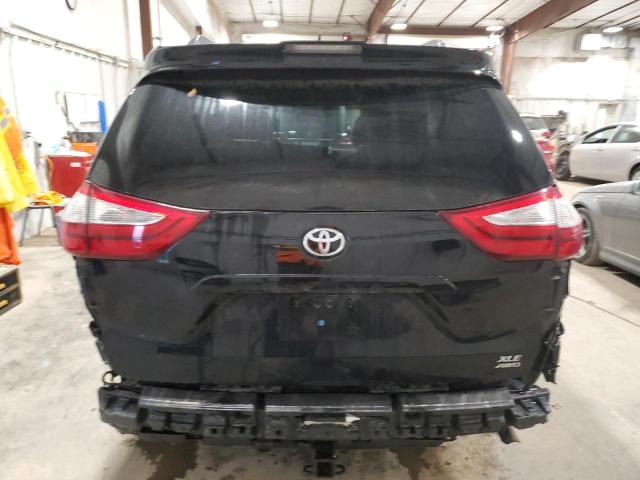 5TDDZ3DCXKS224339 - 2019 TOYOTA SIENNA XLE BLACK photo 6