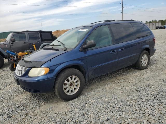 2C8GP74LX2R504361 - 2002 CHRYSLER TOWN & COU EX BLUE photo 1