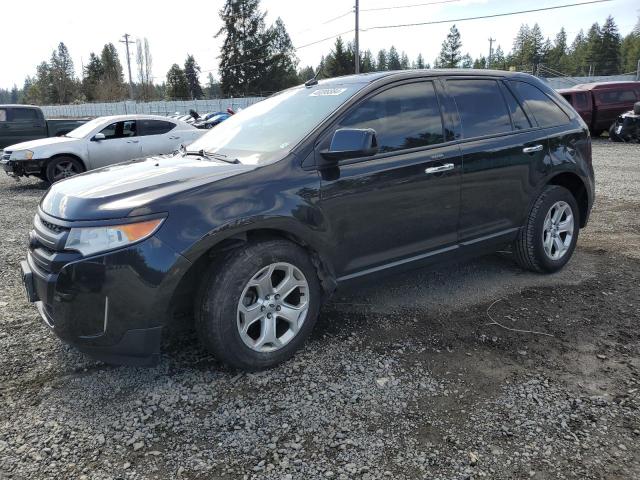 2FMDK4JC6BBA76556 - 2011 FORD EDGE SEL BLACK photo 1