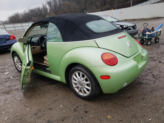 3VWBM31Y95M304643 - 2005 VOLKSWAGEN NEW BEETLE GL 绿色 照片 2