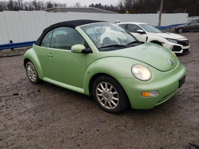 3VWBM31Y95M304643 - 2005 VOLKSWAGEN NEW BEETLE GL 绿色 照片 4