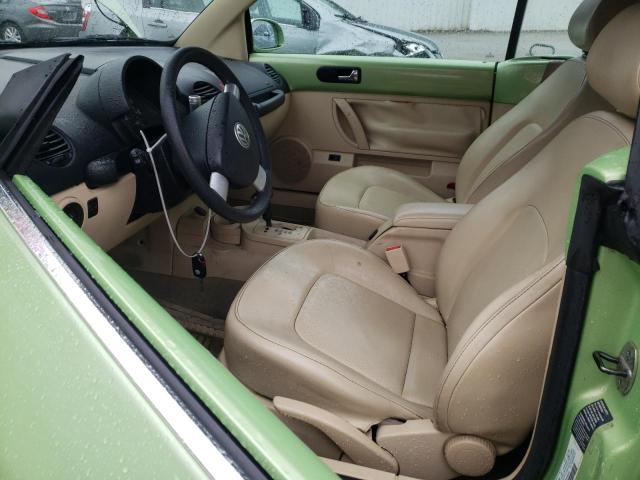 3VWBM31Y95M304643 - 2005 VOLKSWAGEN NEW BEETLE GL 绿色 照片 7