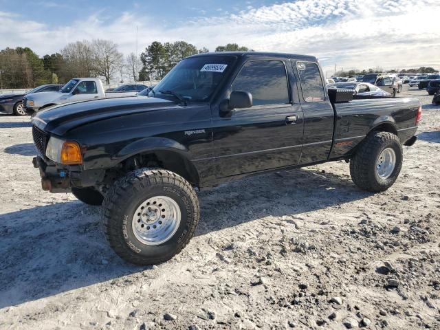 1FTYR14E22PB68043 - 2002 FORD RANGER SUPER CAB BLACK photo 1