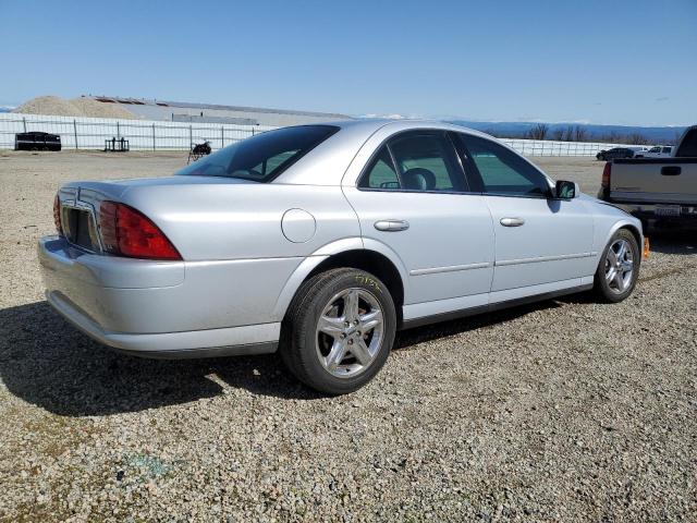 1LNHM86S42Y640209 - 2002 LINCOLN LS SILVER photo 3