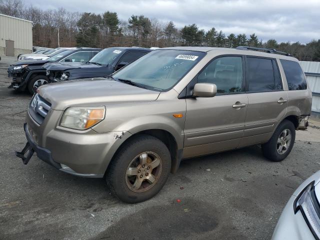 2HKYF18557H521669 - 2007 HONDA PILOT EXL GOLD photo 1