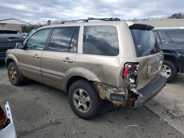 2HKYF18557H521669 - 2007 HONDA PILOT EXL GOLD photo 2