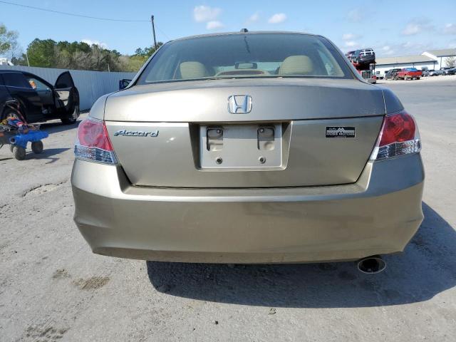 JHMCP26808C035034 - 2008 HONDA ACCORD EXL BEIGE photo 6