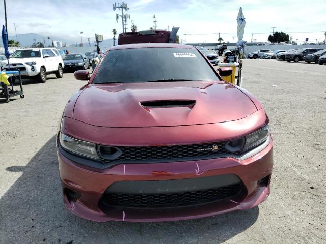 2C3CDXGJ5MH594776 - 2021 DODGE CHARGER SCAT PACK BURGUNDY photo 5