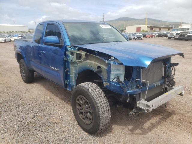 5TFRZ5CN2HX047213 - 2017 TOYOTA TACOMA ACCESS CAB ლურჯი ფოტო 4