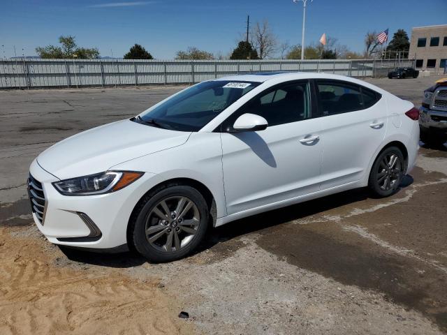 5NPD84LF3JH226975 - 2018 HYUNDAI ELANTRA SEL WHITE photo 1