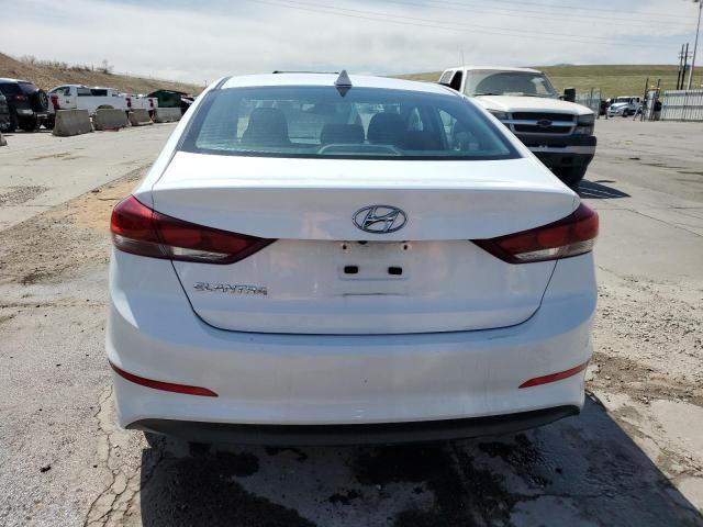 5NPD84LF3JH226975 - 2018 HYUNDAI ELANTRA SEL WHITE photo 6